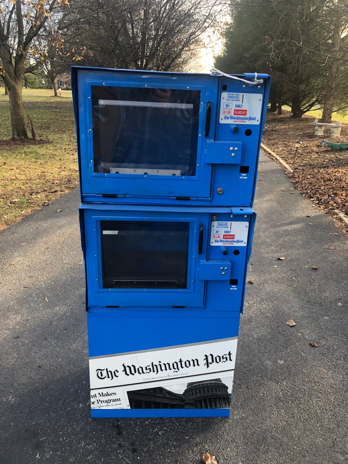 Washington Post Collectors Series--Wash Post Blue-Brand New-Double Storage