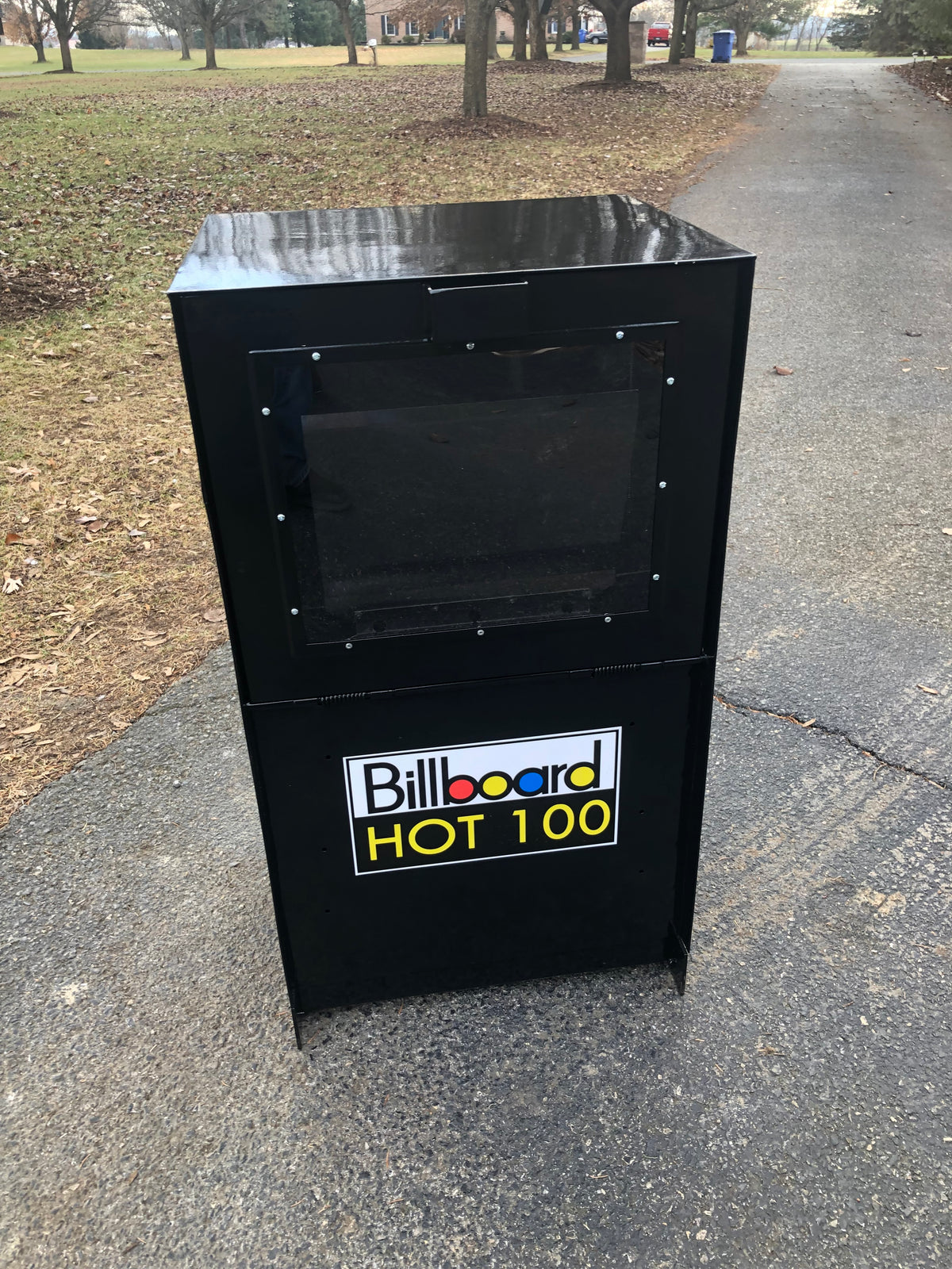 Billboard 100-----Double Storage - Repurposed Newspaper Box