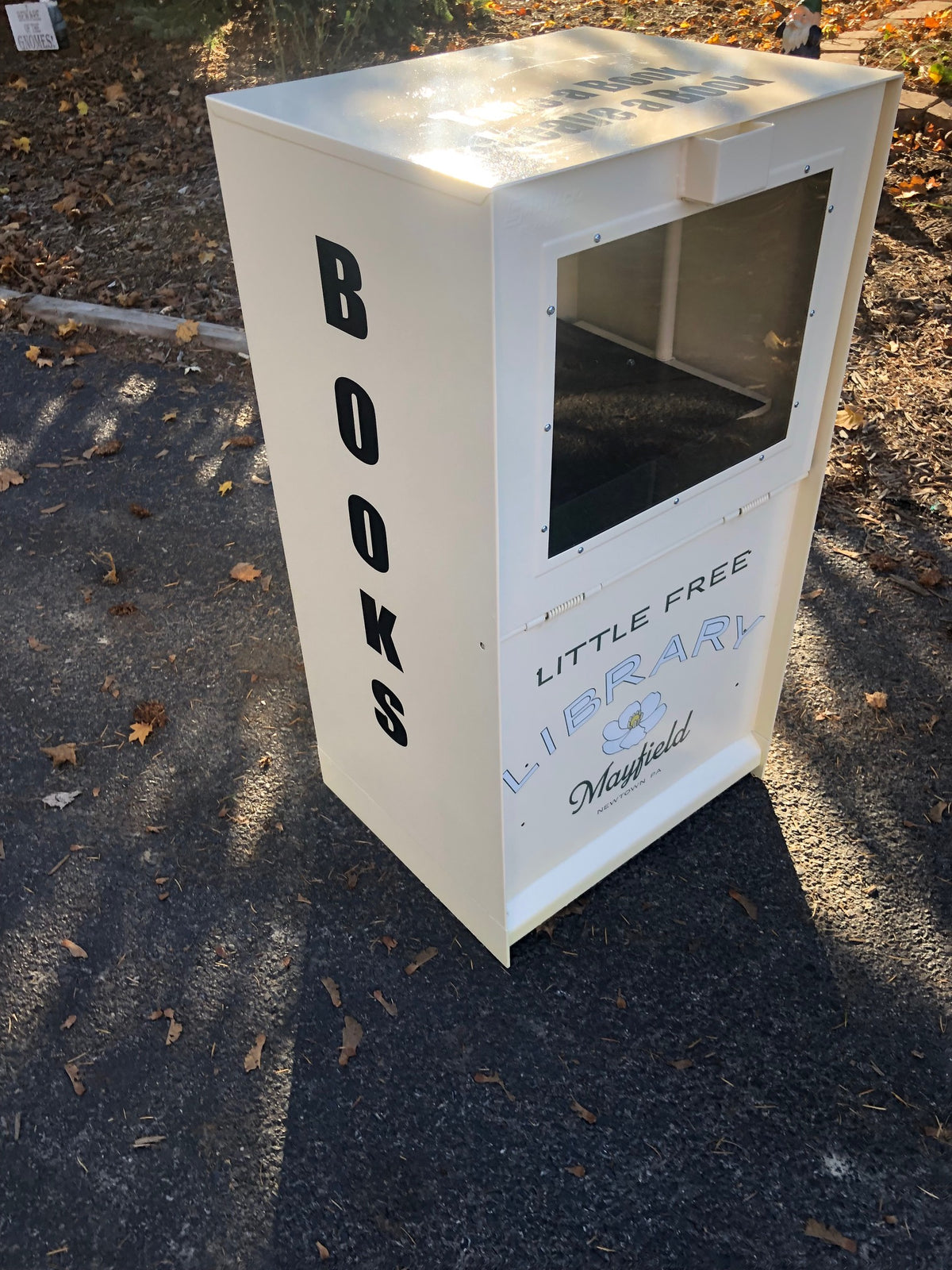 Customized Library Box - (Large Books Logo)
