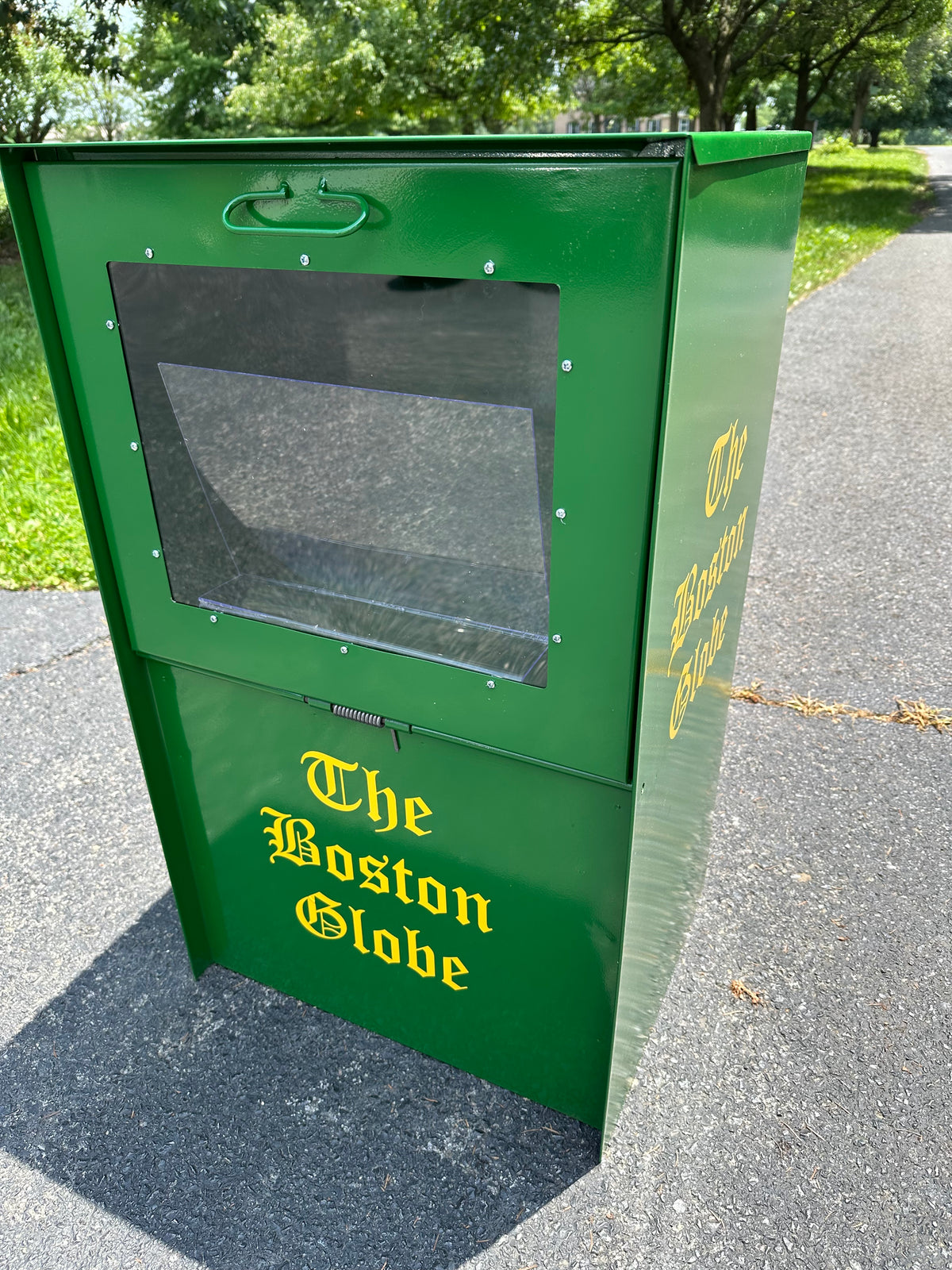 Boston Globe Vinyl Record Stand