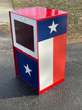 Texas Flag Newspaper Box