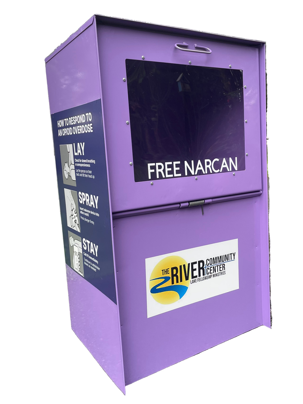 Narcan (Naloxone) Boxes with Custom Decals - Double Storage