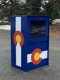 Colorado Flag Newspaper Box