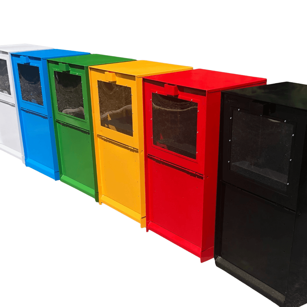 Custom Painted Newspaper Box (No Decals) - Impact Racks
