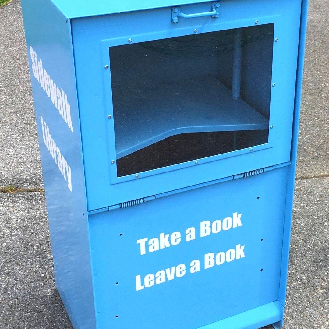 Library-newspaper Box-waterproof-double Storage-graphics Included 