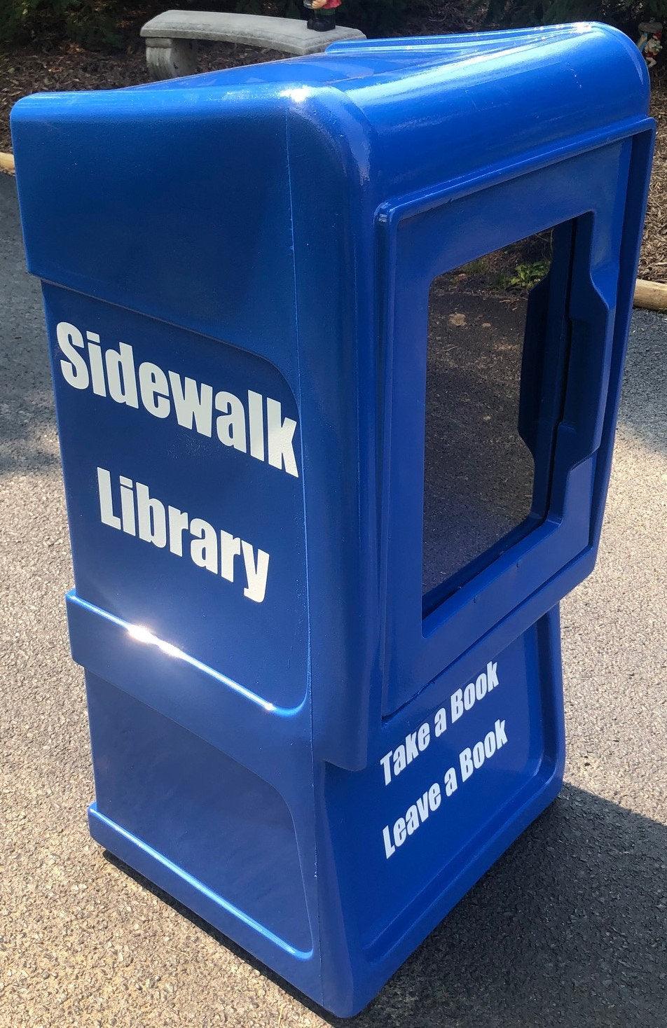 Plastic Sidewalk Library - Impact Racks