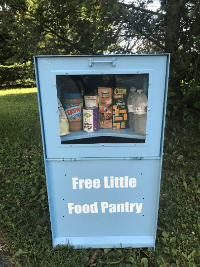 Sidewalk Food Pantry - Newspaper Box - Impact Racks