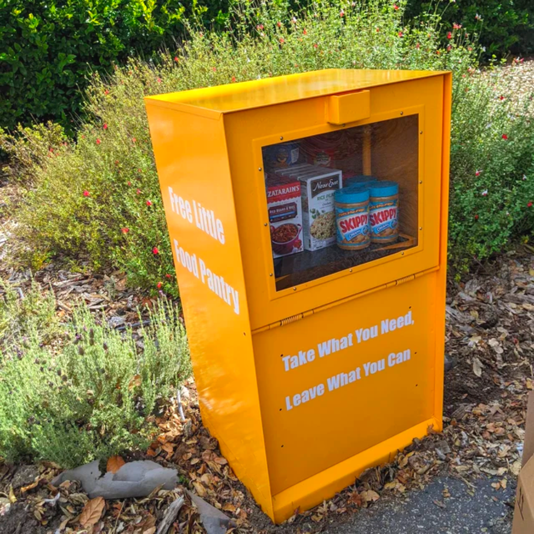 A-Sidewalk Food Pantry - Newspaper Box